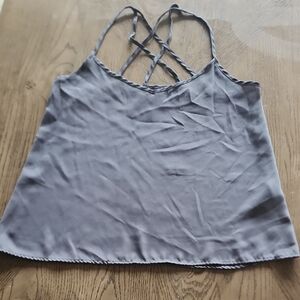 Hollister Charcoal Strappy Camisole
